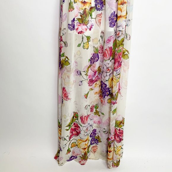 Show Me Your Mumu Hacienda Floral Maxi Dress Sz M - Picture 7 of 9